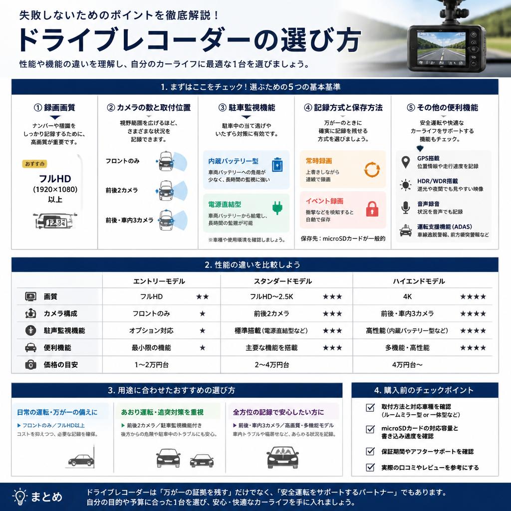 適切な製品選びのポイント