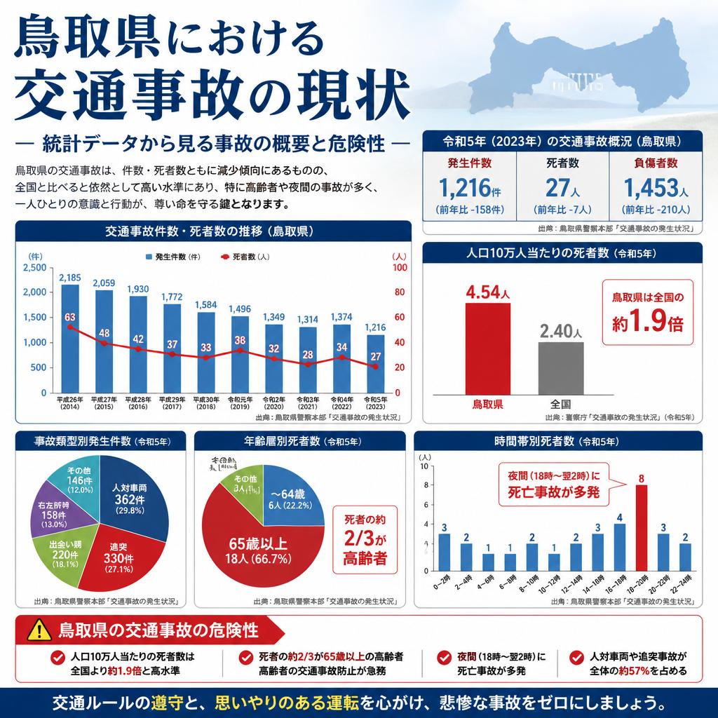 5. 鳥取県の交通事故発生率