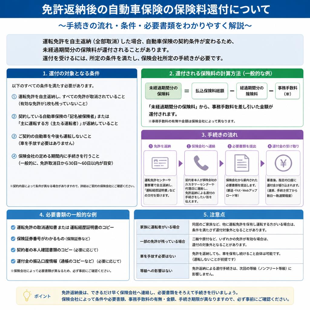 保険料の還付制度について