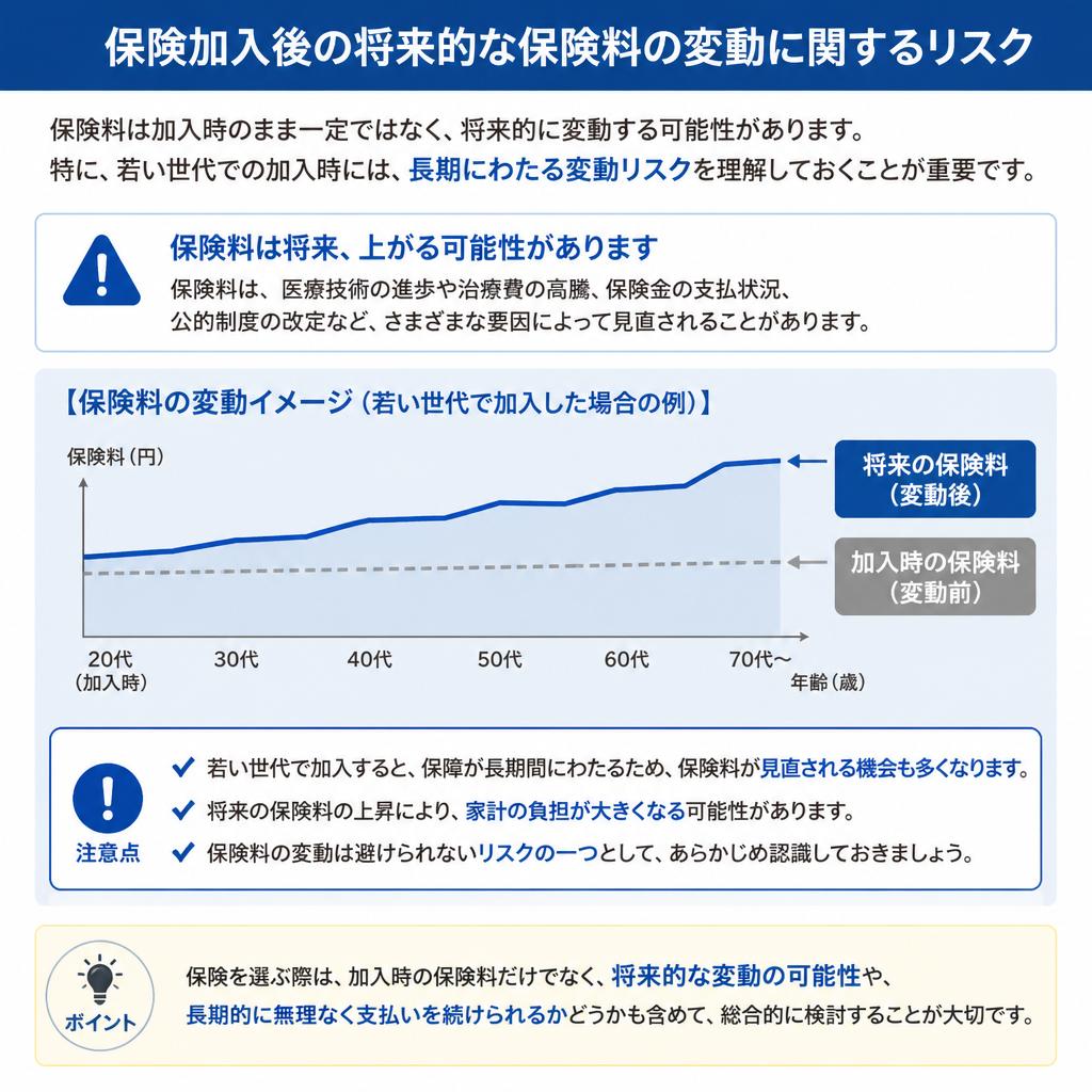 将来の保険料の変動