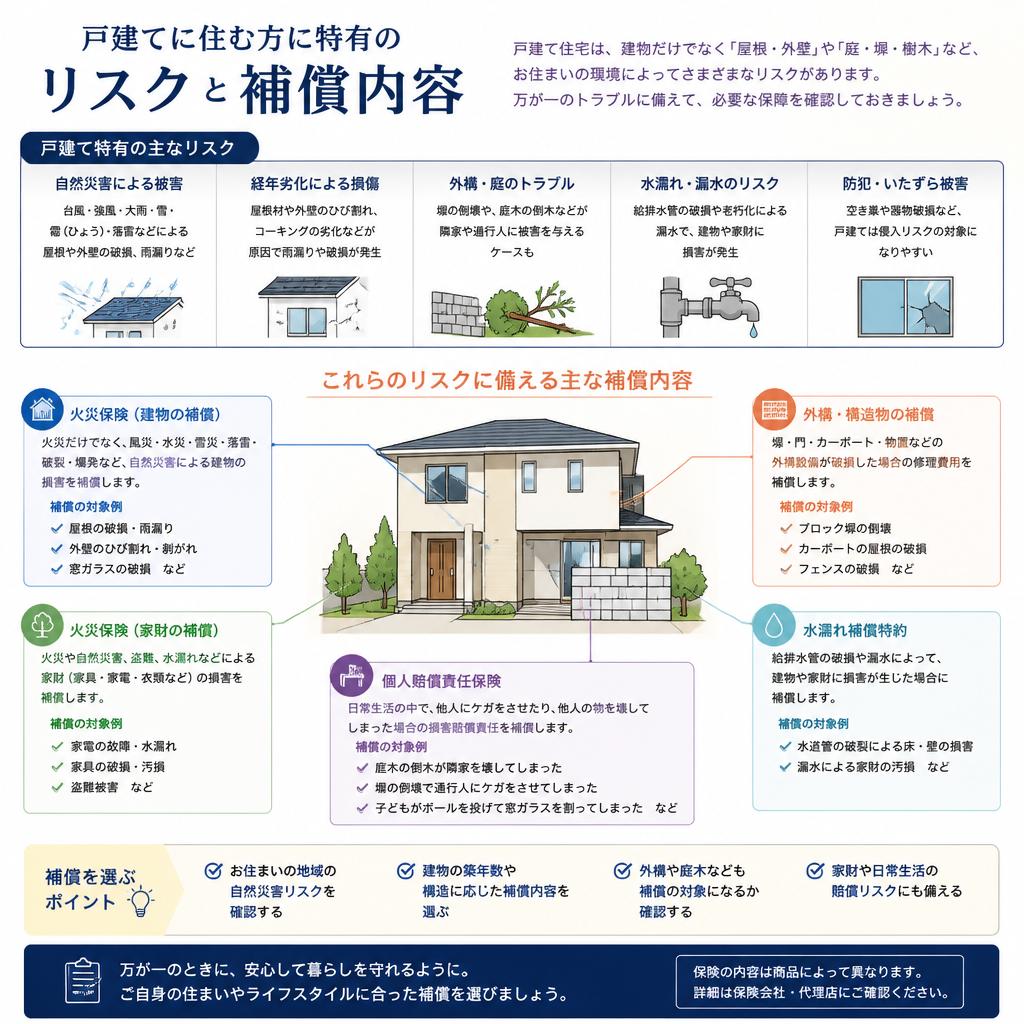 戸建ての火災保険選びのポイント