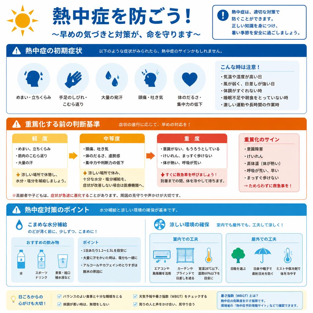 2. 熱中症の症状と対策