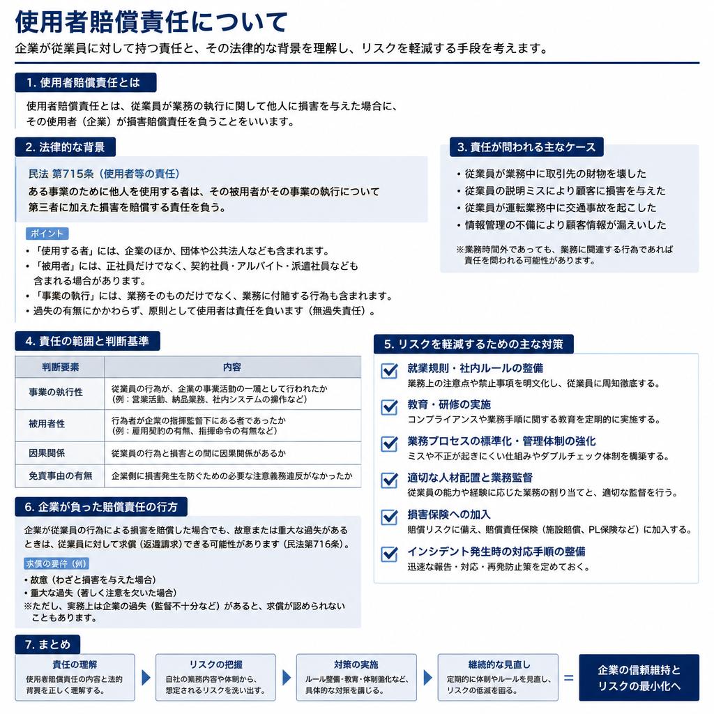使用者賠償責任とは？