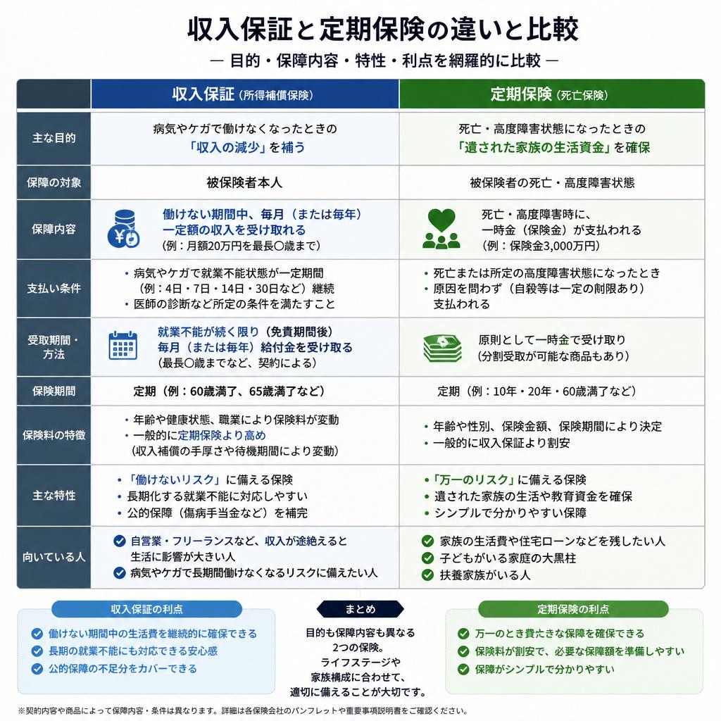 4. 定期保険との違いとは？