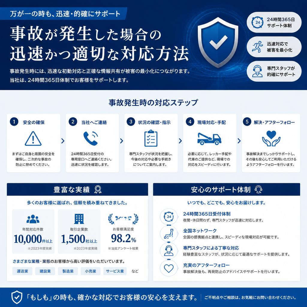 事故時の対応力