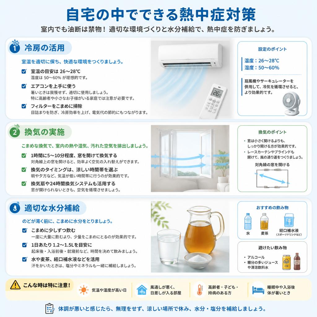 2. 自宅内の熱中症対策