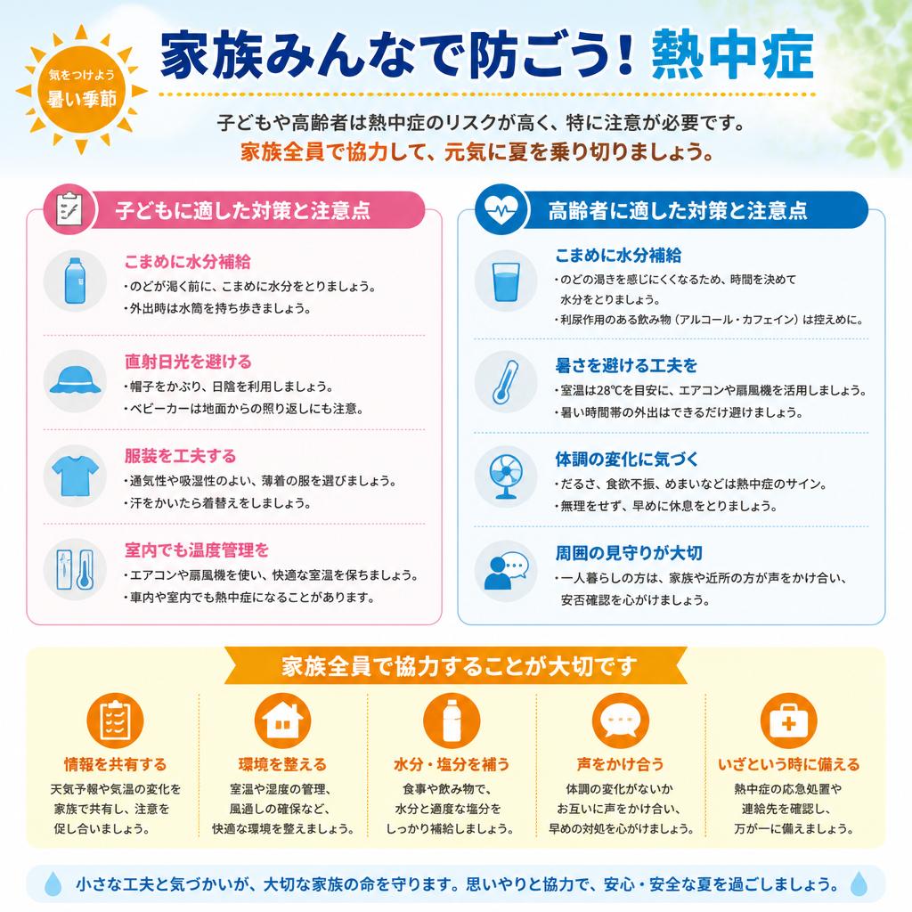 4. 家族全員で取り組もう！