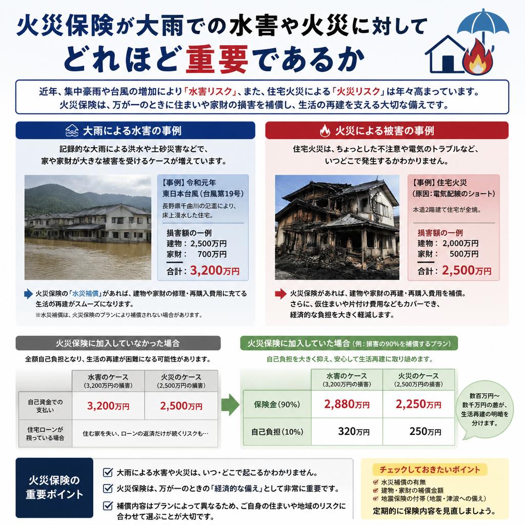 火災保険の重要性